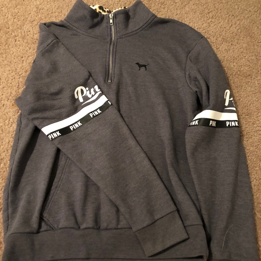 victoria secret quarter-zip